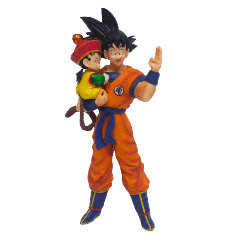 Figura Goku y Gohan 31cm de altura.