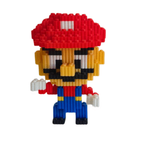Lego Mario Bros 13cm altura.